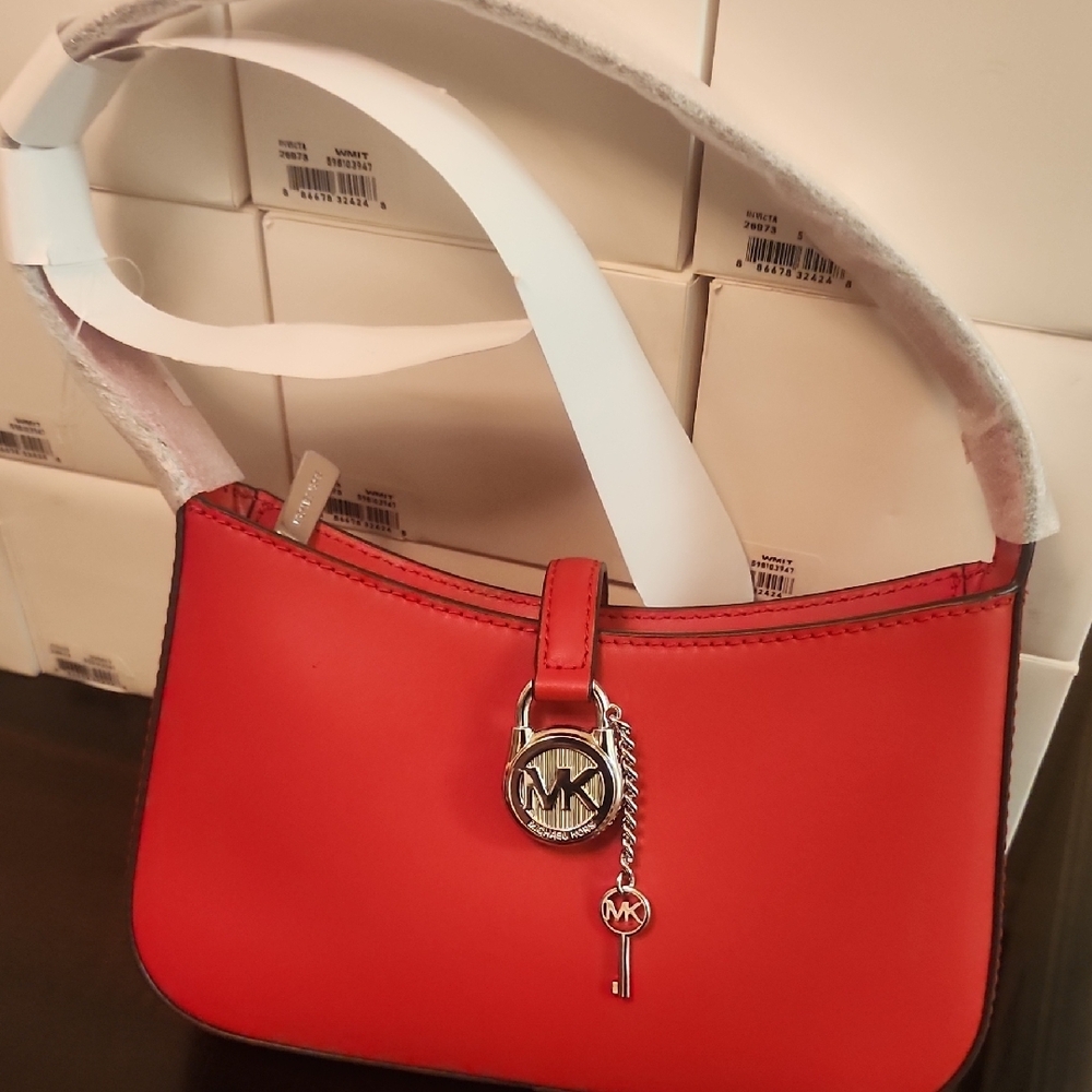 Michael Kors Red Shoulder Bag